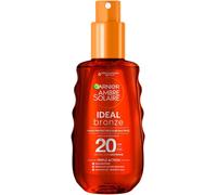 Kalanka-Garnier Ambre Solaire Ideal Bronze - Huile Protectrice Sublimatrice Spf 20 - Sublime Le Bronzage - Non Collant - Vitamine E & Beurre De Karité - Vegan & Cruelty Free - Tous Types De Peaux - 1