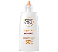 Kalanka-Garnier Ambre Solaire - Super Uv Vitamine C - Fluide Quotidien Fps 50 - Contre Les Uva, Uvb & Uva Longs - Anti-Taches - Enrichi En Vitamine C &e - Visage - Tous Types De Peaux - 40 Ml