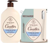 Kalanka-Gel Bain Douche - Fleur De Coton L Protège & Régénère La Peau Nettoie En Douceur Peaux Sensibles Sans Savon Pack : Gel Douche 1l + Éco-Recharge 1l
