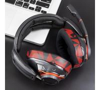 KALANKA-Gel de Refroidissement Mousse Coussin Coussinets pour Sennheiser GSP500,GSP550,GSP600,GSP 670,EPOS H6 Pro,GSP601,GSP602 Casque de Jeu, avec Mousse à mémoire d'isolation phonique