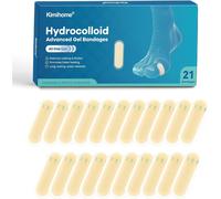 Kalanka-Gel Pansement Ampoule - 21 Pcs Hydrocolloid Bandages For Feet, Blister Cushions Pads, Water Resistant Adhesive Bandages For Heel, Toes & Foot, Blister Bandages For Prevention & Recovery (Spot