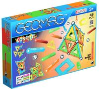 Kalanka-Geomag - Classic Confetti - 68 Pièces - Jeu De Construction Magnétique Pour Enfants Dès 3-4 Ans - Fabrication Suisse - Blocs Construction Avec 24 Tiges, 20 Billes, 24 Tiles - Jeux Aimanté Ste