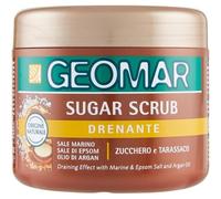 Kalanka-Geomar Sugar Gommage Drainant, Avec Sel Marin, Sel D¿Epsom, Huile D¿Argan Et Extraits De Sucre Et De Pissenlit, 95% D¿Origine Naturelle, Made In Italy, 600 G