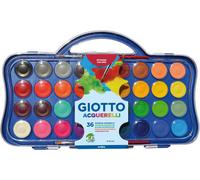 KALANKA-GIOTTO Acquerelli - Boîte 36 pastilles de gouache + pinceau