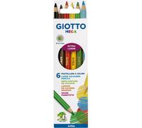Kalanka-Giotto Mega - Etui 6 Crayons De Couleur