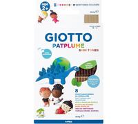 KALANKA-GIOTTO Patplume - Assortiment pâte à modeler 8 x 33g tons peau