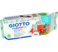 KALANKA-GIOTTO Plastiroc - Pain 1kg de pâte à modeler autodurcissante blanche