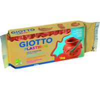 KALANKA-GIOTTO Plastiroc - Pain 1kg de pâte à modeler autodurcissante terracotta