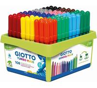 KALANKA-GIOTTO Turbo Maxi - Schoolpack 108 feutres