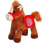 KALANKA-GIPSY Toys - Race poneez sonore 22 cm n° 16 - Peluche pour Enfant - 071655