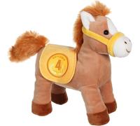 KALANKA-GIPSY Toys - Race poneez sonore 22 cm n° 4 - Peluche pour Enfant - 071646