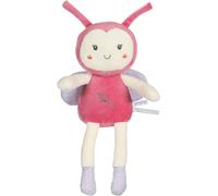 KALANKA-GIPSY TOYS \u2013 COCCINELLE \u2013 PANTIN \u2013 GAMME « BAMBOO » - 24 CM S/CARTE \u2013 ROSE \u2013 1ER AGE