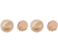 Kalanka-Glam'up Paris - Poudre Matifiante - Poudre Compact Ultra-Légère - Anti-Brillance - Fini Mat Et Naturel - N°1 (Lot De 2)