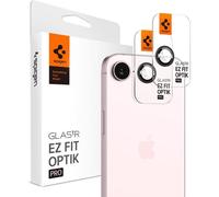 KALANKA-Glas.tR EZ Fit Optik Pro Protection Camera pour iPhone 17e, iPhone 16e, 2 Pièces, Noir, Protection Individuelle, Kit d'installation inclus