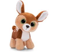 KALANKA-GLUBSCHIS Doudou chevreuil Feena 15 cm - Peluche colorée avec de grands yeux scintillants, peluche pour les amateurs de doudous - 49399