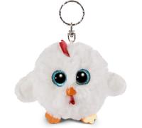 Kalanka-Glubschis : L`Originale \U2013 Henlou La Poule Porte-Clés De Glubschis 9cm \U2013 Pendentif En Peluche Pour Cordons, Porte-Clefs Et Trousseau \U2013 Porte-Bonheur De Sac \U2013 Cadeau Origina