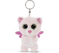 KALANKA-Glubschis Porte-clés Ange Gardien 9 cm Chat Glowy Malli, Rose Bonbon