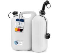 KALANKA-GmbH 824900 Réservoir Double ECO PE-HD Naturel Homologation Nu Accessoire, Noir, 5,5+3 L Blanc.