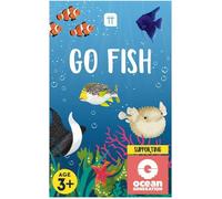 Kalanka-Go Fish Jeu De Cartes Pour Enfants Jeu De Voyage Claquement D'animaux Pour Enfants Et Famille Avec Fichier Éducatif Sur L'océan