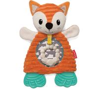 KALANKA-Go Gaga Renard Câlin multi-matières, doudou, exploration sensorielle, anneau de dentition silicone à mordiller, dès la naissance 316201