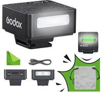 KALANKA-Godox iM20 Flash pour Appareil Photo - Mini Flash Godox iM20 Manuel 440 Flashs à Pleine Puissance/Temps de Recharge 3s,Flash Appareil Photo pour Sony zve10/Sony zv1/Sony a7iii/Ricoh gr3/Fujif