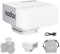 KALANKA-Godox iM20 Mini Flash D'appareil Photo Camera Flash Blanc 470 mAh 440 Flashs Pleine Puissance 3s Temps de Recyclage 5 Niveaux de Puissance Manuel pour Sony Zve10 Zv1 Sony A7III Ricoh Gr3 Fuji