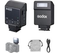KALANKA-Godox iM22 iFlash Flash Flash 5 niveaux de puissance du flash Mini Speedlite Batterie rechargeable intégrée pour appareils photo Fuji,Canon,Nikon,Sony,Olympus,Panasonic