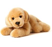 KALANKA-- Golden Retriever Chiot couché - 24 cm (Longueur) - Chien en Peluche, Animal de Compagnie - Peluche