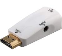 KALANKA-GOOBAY 44793 Adaptateur Compact HDMI/VGA avec Audio plaqué Or