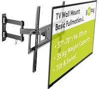 KALANKA-Goobay 49745 Support Mural TV Orientable et Inclinable pour écrans 37-70 Pouces (94-178 cm) / Accroche Television Mural Charge Max. 35 KG/Fixation Murale TV pour Tele VESA 300 x 300