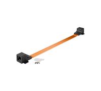 KALANKA-Goobay 71412 Câble Passe Fenêtre RJ45 Ultra fin 0.3m