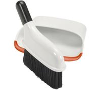 KALANKA-Good Grips, Set compact pelle et balayette, Ensemble mini-pelle et balai pour la maison, Rouge, Blanc