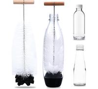 Kalanka-Goupillon Bouteille 35cm, Brosse Dense Pour Biberon, Gourde En Verre Et Bouteilles Étroites, Nettoyage Profond Sans Rayures Ni Résidus, Séchage Rapide & Poignée Ergonomique Certifié