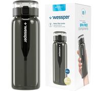 Kalanka-Gourde Filtrante 680ml Gris Bouteille D'eau En Tritan Sans Bpa Avec Paille Filtrante Bouteille Filtrante Avec Filtre Charbon Actif Réduit Le Chlore & Autres Contaminants Sport Water Bottl