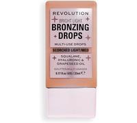 Kalanka-Gouttes Bronzantes Lumineuses De Makeup Revolution Avec Acide Hyaluronique, Fini Ensoleillé, Teinte Bronze Calcine, 23ml