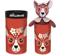 KALANKA-- Grand Simply - Mélimélos la Biche en Boite - Peluche Ultra Douce - Idée Cadeau - Utilisable dès la Naissance - 33cm