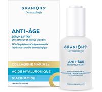 Kalanka-Granions Sérum Visage Anti Age - Collagene Et Acide Hyaluronique + Niacinamide, Extrait D'avoine - Skincare Anti Ride Collagene Marin -Testé Sous Contrôle Dermatologique, Sérum Liftant Anti R