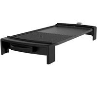 KALANKA-Gril électrique Tasty&Grill 2500 RockWater MixGrill, 2150 W, Revêtement Antiadhésif Pierre RockStone, Surface Mixte, Thermostat Réglable, Convient pour un Nettoyage au Lave-vaisselle, 45x25 c