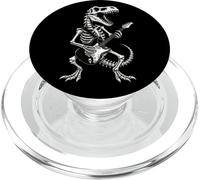 KALANKA-Guitare électrique Squelette Dinosaure Trex Halloween Garçons Filles PopSockets PopGrip pour MagSafe