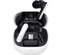 KALANKA-GXTrust 409 Oxxie Écouteurs Bluetooth sans Fil PS5 Switch PC Mobile, in Ear Casque Gaming Bluetooth en Récepteur USB-C Faible Latence, 40 Heures d'Autonomie, 4 Microphones Antibruit ENC, Blan