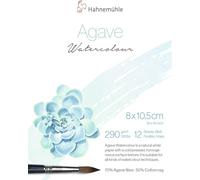 KALANKA-Hahnemuhle Agave Fibre 290gsm Watercolour Postcard Block - 8 x 10.5cm, 12 Sheets, NOT Surface