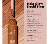 Kalanka-Halo Glow - Filtre Liquide Halo Éclatant Booster D`Éclat Pour Une Peau Radieuse, Infusé Avec De L'acide Hyaluronique - 4 Medium