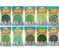 Kalanka-Hama Midi Perles À Repasser Vert (Vert 10, Vert Clair 11, Vert Foncé 28, Vert Fluo 37, Vert Fluo 42, Vert Pastel 47, Olive Clair 84, Menthe Pastel 98, Eucalypt 101, Vert Forêt 102) + Instruct
