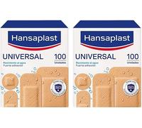 Kalanka-Hansaplast Universal 100 Pansements, Pansements Résistant À L`Eau Et À La Poussière, Pansements Stériles Prédécoupés Pour Toute La Famille (Lot De 2)