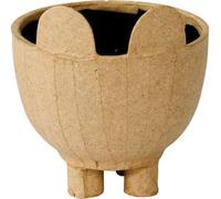 KALANKA-HD055C - Un support en papier brun mâché 8X8X6 cm - Waterproof - Cache-pot chat