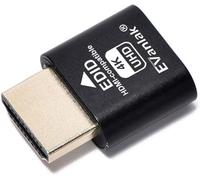 KALANKA-HDMI Dvi Vga Dummy Plug Headless Ghost Display Emulator Premium Aluminum PC¿Fit Headless-3840x2160@60H New 3RD¿