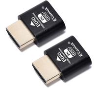 KALANKA-HDMI Dvi Vga Dummy Plug Headless Ghost Display Emulator Premium Aluminum PC¿Fit Headless-3840x2160@60H New 3RD¿