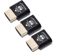 KALANKA-HDMI Dvi Vga Dummy Plug Headless Ghost Display Emulator Premium Aluminum PC¿Fit Headless-3840x2160@60H New 3RD¿