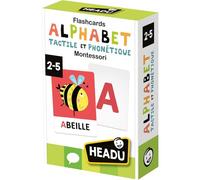 KALANKA-HEADU - Flashcards Alphabet Tactile Phonétique Montessori - Lis, Touche Et Écoute Jeu 2 3 4 5 6 Ans pour Apprendre à Lire et à Écrire, Jeu Educatif Montessori, Cadeau Fille, Cadeau Garçon