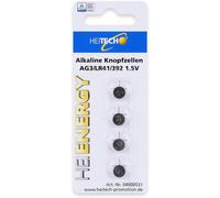 KALANKA-HEITECH Lot de 4 Piles Boutons alcalines AG3 1,5V - LR41 - L736 - LR736 - SR41 - SR736W - SR41W - 192-392 - Piles Boutons étanches, avec Une Longue durée de Conservation